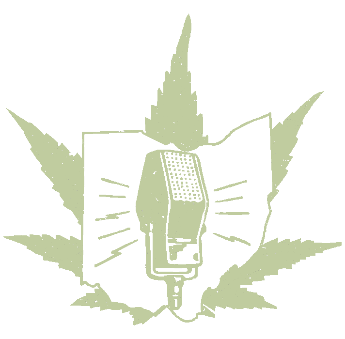 weed leaf, ohio, and microphone